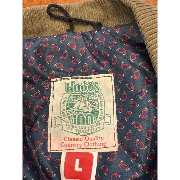 Large Vintage Hoggs Of Fife Waxed Canvas Hunting Vest Scottish - Picture 3 of 9